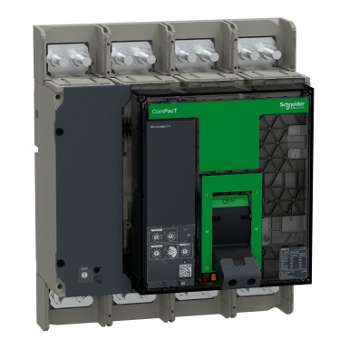 C063H450FM - Circuit breaker, ComPacT NS630bH, 70kA at 415VAC, 4P, fixed, manually operated, MicroLogic 5.0 control unit, 630A - Schneider Electric - Circuit breaker, ComPacT NS630bH, 70kA at 415VAC, 4P, fixed, manually operated, MicroLogic 5.0 control unit, 630A - Schneider Electric - 0