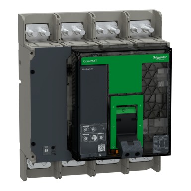 C063L450FM - Circuit breaker, ComPacT NS630bL, 150kA at 415VAC, 4P, fixed, manually operated, MicroLogic 5.0 control unit, 630A - Schneider Electric - Circuit breaker, ComPacT NS630bL, 150kA at 415VAC, 4P, fixed, manually operated, MicroLogic 5.0 control unit, 630A - Schneider Electric - 0