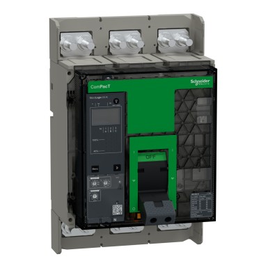 C063N32AFM - Circuit breaker, ComPacT NS630bN, 50kA at 415VAC, 3P, fixed, manually operated, MicroLogic 2.0A control unit, 630A - Schneider Electric - Circuit breaker, ComPacT NS630bN, 50kA at 415VAC, 3P, fixed, manually operated, MicroLogic 2.0A control unit, 630A - Schneider Electric - 0