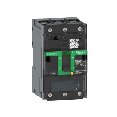 C113100BS - Lülituskatkesti, ComPacT NSXm 100NA, 3 poolust, soojusvool Ith 100A, survekõrvikud ja ühendusklemmid. - Schneider Electric - Lülituskatkesti, ComPacT NSXm 100NA, 3 poolust, soojusvool Ith 100A, survekõrvikud ja ühendusklemmid. - Schneider Electric - 0