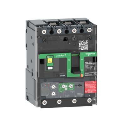 C11B34V025B - Kaitselüliti, ComPacT NSXm 63B, 25kA/415VAC, 3 poolust, MicroLogic 4.1 väljalülitusseade 25A, klemmid/kaitseklemmid. - Schneider Electric - Kaitselüliti, ComPacT NSXm 63B, 25kA/415VAC, 3 poolust, MicroLogic 4.1 väljalülitusseade 25A, klemmid/kaitseklemmid. - Schneider Electric - 0