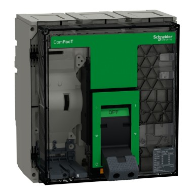 C125N45EFM - Circuit breaker, ComPacT NS1250N, 50kA at 415VAC, 4P, fixed, manually operated, MicroLogic 5.0E control unit, 1250A - Schneider Electric - Circuit breaker, ComPacT NS1250N, 50kA at 415VAC, 4P, fixed, manually operated, MicroLogic 5.0E control unit, 1250A - Schneider Electric - 0