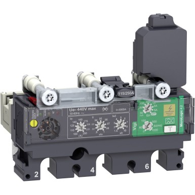 C1634V160 - Väljalülitusseade MicroLogic Vigi 4.2, ComPacT NSX160/250, 3 poolust, elektrooniline põhi- ja maavoolukaitse, nimivõimsus 160A - Schneider Electric - Väljalülitusseade MicroLogic Vigi 4.2, ComPacT NSX160/250, 3 poolust, elektrooniline põhi- ja maavoolukaitse, nimivõimsus 160A - Schneider Electric - 0