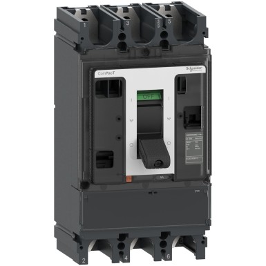 C403400DS - Lülituskatkesti, ComPacT NSX400NA DC, 3-pooluseline, fikseeritud, termiline voolu Ith 400A - Schneider Electric - Lülituskatkesti, ComPacT NSX400NA DC, 3-pooluseline, fikseeritud, termiline voolu Ith 400A - Schneider Electric - 0