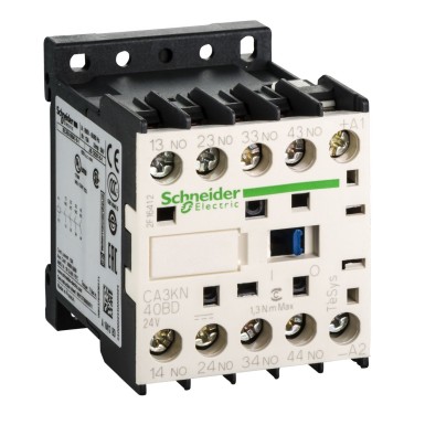 CA3KN31UD - TeSys K juhtimisrelee 3 NO + 1 NC <= 690 V 250 V DC standardmähis - Schneider Electric - TeSys K juhtimisrelee 3 NO + 1 NC <= 690 V 250 V DC standardmähis - Schneider Electric - 0