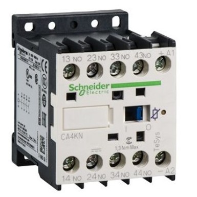 CA4KN40EW3 - Schneider Electric - TeSys K juhtimisrelee 4 NO <= 690 V 48 V DC vähese tarbimisega mähis.