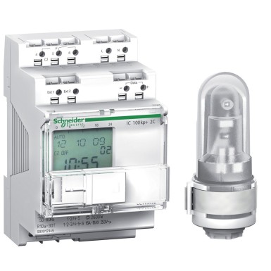 CCT15493 - Acti9 IC100kp+ 2C prog-hämaruse lüliti koos aja lülitusfunktsiooniga 1...99000 luksi - Schneider Electric - Acti9 IC100kp+ 2C prog-hämaruse lüliti koos aja lülitusfunktsiooniga 1...99000 luksi - Schneider Electric - 0