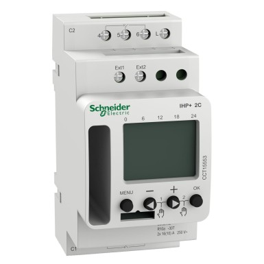 CCT15553 - Acti9 IHP+ 2C (24h/7d) SMARTw programmeeritav ajam lüliti - Schneider Electric - Acti9 IHP+ 2C (24h/7d) SMARTw programmeeritav ajam lüliti - Schneider Electric - 0