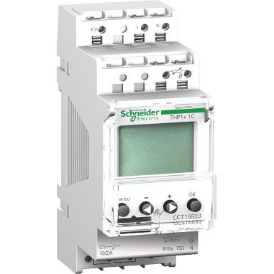 CCT15833 - Acti9 THP1+ 1C digitaalne termostaat koos ajamiga - Schneider Electric - Acti9 THP1+ 1C digitaalne termostaat koos ajamiga - Schneider Electric - 0