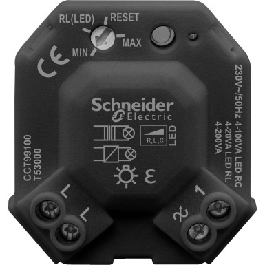 CCT99100 - Universaalne LED dimmer moodul - Schneider Electric - Universaalne LED dimmer moodul - Schneider Electric - 0