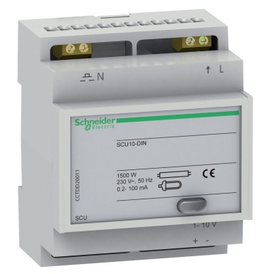 CCTDD20011 - SCU DIN kaugjuhtimispuldi dimmer 1..10 V - Schneider Electric - SCU DIN kaugjuhtimispuldi dimmer 1..10 V - Schneider Electric - 0