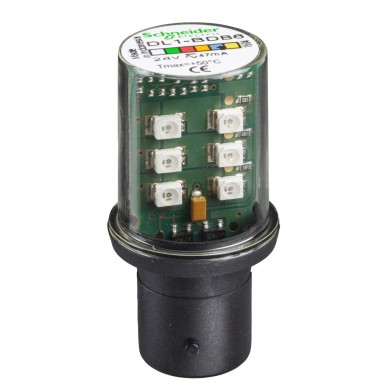 DL1BDB6 - LED-pirn, Harmony XVB, BA 15d, sinine, pidevvalgus, 24V AC/DC - Schneider Electric - LED-pirn, Harmony XVB, BA 15d, sinine, pidevvalgus, 24V AC/DC - Schneider Electric - 0