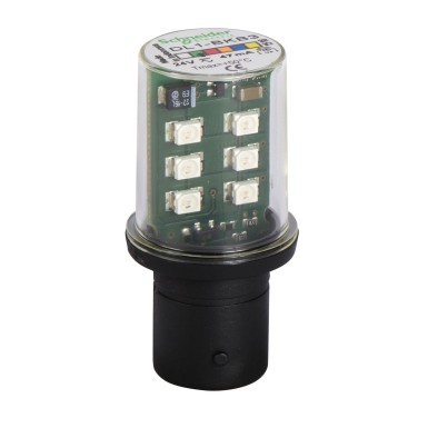 DL1BKB3 - LED-pirn, Harmony XVB, BA15d, roheline, vilkuv signalisatsioonitüüp, 24V AC/DC - Schneider Electric - LED-pirn, Harmony XVB, BA15d, roheline, vilkuv signalisatsioonitüüp, 24V AC/DC - Schneider Electric - 0