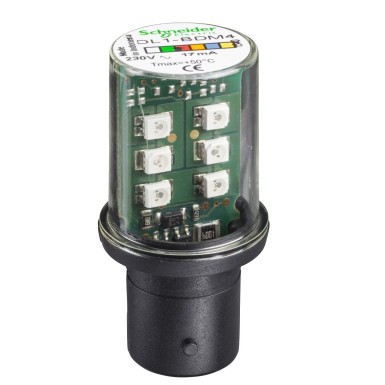 DL1BKM4 - LED-pirn, Harmony XVB, BA15d, punane, vilkuv signalisatsioonitüüp, 230V AC - Schneider Electric - LED-pirn, Harmony XVB, BA15d, punane, vilkuv signalisatsioonitüüp, 230V AC - Schneider Electric - 0