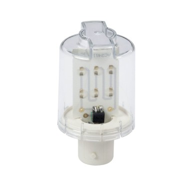 DL2EDB1SB - Harmony XVM, LED-pirn superhea, BA 15d, valge, pidevvalgus, 24 V AC/DC - Schneider Electric - Harmony XVM, LED-pirn superhea, BA 15d, valge, pidevvalgus, 24 V AC/DC - Schneider Electric - 0