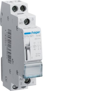 EPN521 - Latching relee 2NO 12V - Hager - Latching relee 2NO 12V - Hager - 0