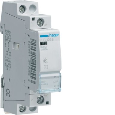 ESC125S - Humfree kontaktor 25A, 1NO, 230V - Hager - Humfree kontaktor 25A, 1NO, 230V - Hager - 0