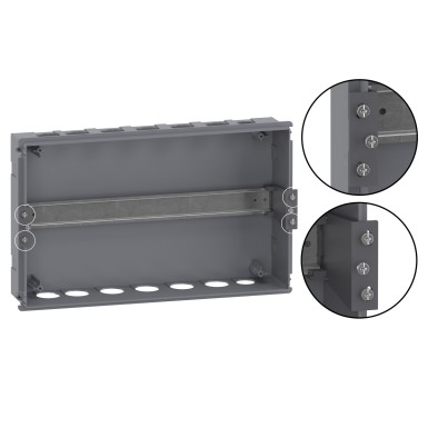 EZ9EUD312 - Modulaarne korpus, Easy9 EU, pind, 3x12 moodulit, 2 maandus/neutraali klemmi, valge uks - Schneider Electric - Modulaarne korpus, Easy9 EU, pind, 3x12 moodulit, 2 maandus/neutraali klemmi, valge uks - Schneider Electric - 1