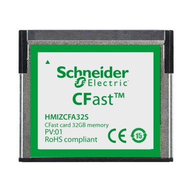 HMIZCFA32S - Mälukassett, Harmony GTU, CFast kaart 32 GB süsteem. - Schneider Electric - Mälukassett, Harmony GTU, CFast kaart 32 GB süsteem. - Schneider Electric - 0