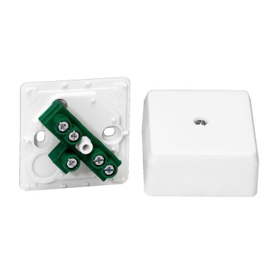 IMT34093 - Mureva K60 j box w/o grommets 60x60x30mm 5p screw term polarwhite - Schneider Electric - Mureva K60 j box w/o grommets 60x60x30mm 5p screw term polarwhite - Schneider Electric - 0