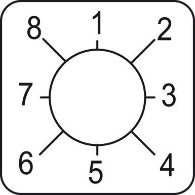 KZ18421 - Selgitus nukklüliti jaoks, Harmony K, kasutage Ш 22mm augu paigalduspead, 45X45mm, metallist värvi, tähistatud 1 - 8, 45°. - Schneider Electric - Selgitus nukklüliti jaoks, Harmony K, kasutage Ш 22mm augu paigalduspead, 45X45mm, metallist värvi, tähistatud 1 - 8, 45°. - Schneider Electric - 0