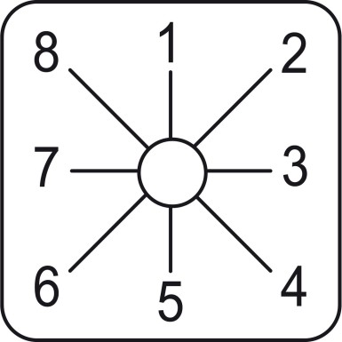 KZ18421L - Selgitus nukklüliti jaoks, Harmony K, kasutage mitmekordseid kinnituspead, 45X45mm, musta värvi, tähistatud 1 - 8, 45°. - Schneider Electric - Selgitus nukklüliti jaoks, Harmony K, kasutage mitmekordseid kinnituspead, 45X45mm, musta värvi, tähistatud 1 - 8, 45°. - Schneider Electric - 0