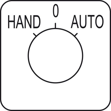 KZ18434 - Selgitus nukklüliti jaoks, Harmony K, kasutage Ш 22mm auguga kinnituspead, 45X45mm, metallist värvi, tähistatud HAND - 0 - AUTO, 45°. - Schneider Electric - Selgitus nukklüliti jaoks, Harmony K, kasutage Ш 22mm auguga kinnituspead, 45X45mm, metallist värvi, tähistatud HAND - 0 - AUTO, 45°. - Schneider Electric - 0