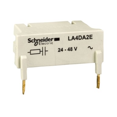 LA4DA2E - TeSys D supressormoodul RC-ahel 24...48 V AC - Schneider Electric - TeSys D supressormoodul RC-ahel 24...48 V AC - Schneider Electric - 0