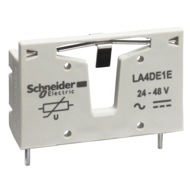 LA4DE1E - TeSys D supressor moodul varistor 24...48 V AC/DC - Schneider Electric - TeSys D supressor moodul varistor 24...48 V AC/DC - Schneider Electric - 0