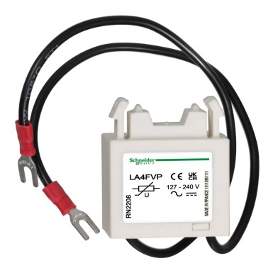 LA4FVP - TeSys F kaitsemooduli varistor (piigi piiramine) 127...240 V AC/DC - Schneider Electric - TeSys F kaitsemooduli varistor (piigi piiramine) 127...240 V AC/DC - Schneider Electric - 0