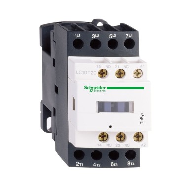 LC1D098G7 - TeSys LC1D - kontaktor - 4P (2NO+2O) - AC-1 440V - 20A - 120Vac mähis - Schneider Electric - TeSys LC1D - kontaktor - 4P (2NO+2O) - AC-1 440V - 20A - 120Vac mähis - Schneider Electric - 0