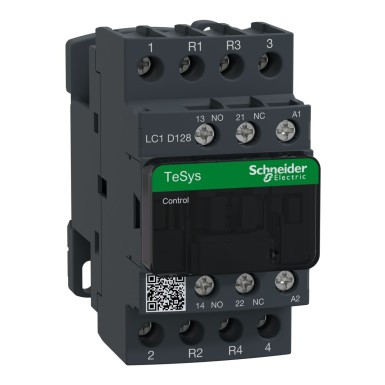 LC1D128F7 - Kontaktor, TeSys Deca, 4P(2NO+2NC), AC-1, 0 kuni 440V, 25A, 110VAC 50/60Hz mähis - Schneider Electric - Kontaktor, TeSys Deca, 4P(2NO+2NC), AC-1, 0 kuni 440V, 25A, 110VAC 50/60Hz mähis - Schneider Electric - 0