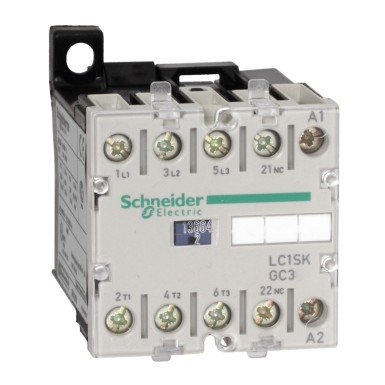 LC1SKGC301P7 - TeSys SK minikontaktor 3P (3 NO) AC3 690 V 9 A 230 V vahelduvvoolu mähis - Schneider Electric - TeSys SK minikontaktor 3P (3 NO) AC3 690 V 9 A 230 V vahelduvvoolu mähis - Schneider Electric - 0