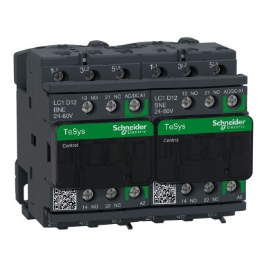 LC2D12BNE - TeSys Deca pöördkontaktor 3P <= 440 V 12 A AC3 24...60 V AC/DC mähis - Schneider Electric - TeSys Deca pöördkontaktor 3P <= 440 V 12 A AC3 24...60 V AC/DC mähis - Schneider Electric - 0