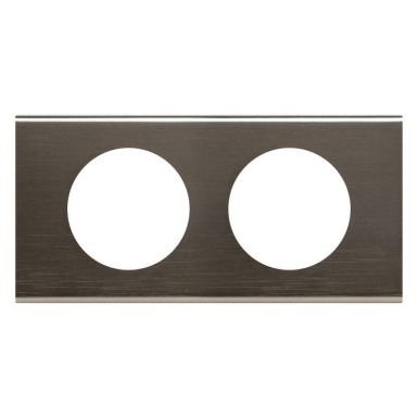 069032 - 2G PLATE BLACK NICKEL - Legrand - 2G PLATE BLACK NICKEL - Legrand - 0