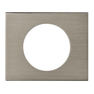 069101 - PLATE 1 GANG BRUSHED STAINLESS STEEL - Legrand - PLATE 1 GANG BRUSHED STAINLESS STEEL - Legrand - 0