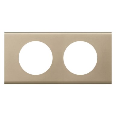 069112 - PLATE 2 GANG NICKEL VELVET - Legrand - PLATE 2 GANG NICKEL VELVET - Legrand - 0