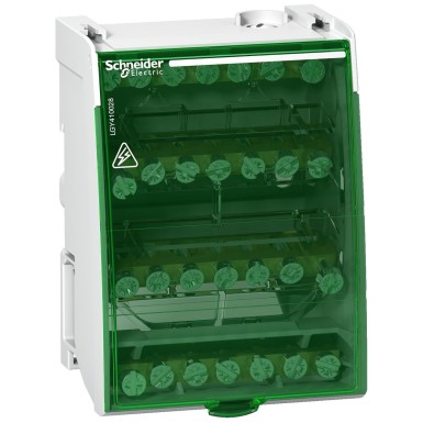 LGY410028 - Linergy DS - neljapooluseline jagatud jaotur - 100A - 4x7 auku - Schneider Electric - Linergy DS - neljapooluseline jagatud jaotur - 100A - 4x7 auku - Schneider Electric - 0