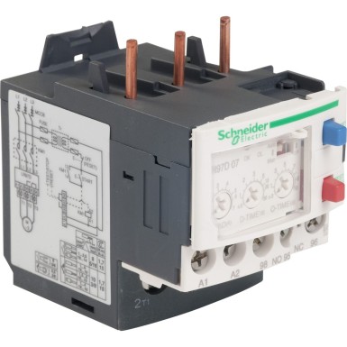 LR97D07M7 - Elektrooniline ülekoormusrelee mootorile TeSys 1,2...7 A 200...240 V AC - Schneider Electric - Elektrooniline ülekoormusrelee mootorile TeSys 1,2...7 A 200...240 V AC - Schneider Electric - 0