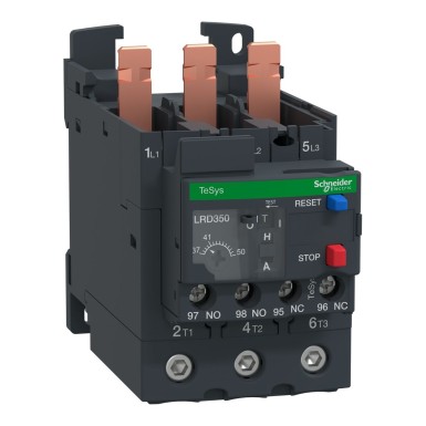 LRD350 - Thermal overload relay, TeSys Deca, 690VAC, 37 to 50A, 1NO+1NC, class 10A, EverLink BTR screw - Schneider Electric - Thermal overload relay, TeSys Deca, 690VAC, 37 to 50A, 1NO+1NC, class 10A, EverLink BTR screw - Schneider Electric - 0