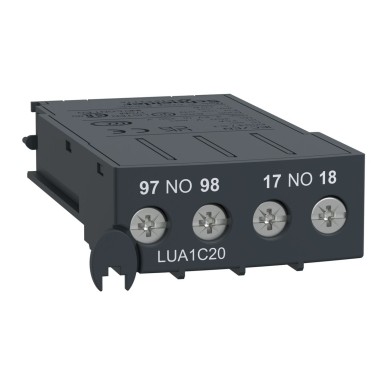 LUA1C20 - Abikontakt, TeSys Ultra, 2NO, 690VAC/DC, rikke signalisatsiooniks, kruviklambrite klemmid. - Schneider Electric - Abikontakt, TeSys Ultra, 2NO, 690VAC/DC, rikke signalisatsiooniks, kruviklambrite klemmid. - Schneider Electric - 0