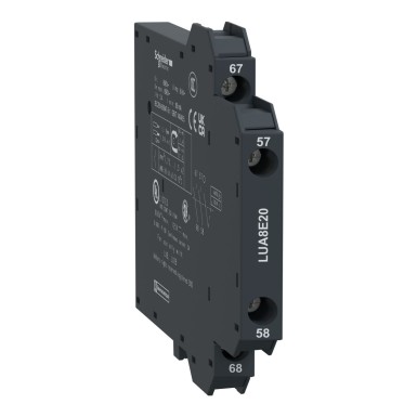 LUA8E20 - Abikontakt, TeSys Ultra, 2NO, 690VAC/DC, Start-stop signalisatsiooniks, kruviklambrite klemmid - Schneider Electric - Abikontakt, TeSys Ultra, 2NO, 690VAC/DC, Start-stop signalisatsiooniks, kruviklambrite klemmid - Schneider Electric - 0