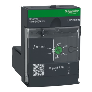 LUCB32FU - Täiustatud juhtimisseade, TeSys Ultra, 3P, 8 kuni 32A, 690VAC, kaitse ja diagnostika, klass 10, 110 kuni 240VAC/DC mähis - Schneider Electric - Täiustatud juhtimisseade, TeSys Ultra, 3P, 8 kuni 32A, 690VAC, kaitse ja diagnostika, klass 10, 110 kuni 240VAC/DC mähis - Schneider Electric - 0