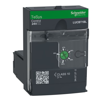 LUCBT1BL - Täiustatud juhtimisseade, TeSys Ultra, 3P, 0,35 kuni 1,05A, 690VAC, kaitse ja diagnostika, klass 10, 24VDC mähis. - Schneider Electric - Täiustatud juhtimisseade, TeSys Ultra, 3P, 0,35 kuni 1,05A, 690VAC, kaitse ja diagnostika, klass 10, 24VDC mähis. - Schneider Electric - 0