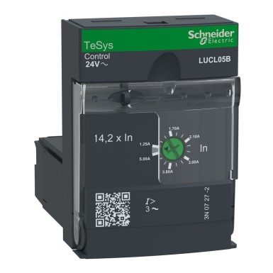 LUCL05B - Standardjuhtimisseade, TeSys Ultra, 1,255A, 3P mootorid, magnetiline kaitse, mähis 24V AC - Schneider Electric - Standardjuhtimisseade, TeSys Ultra, 1,255A, 3P mootorid, magnetiline kaitse, mähis 24V AC - Schneider Electric - 0