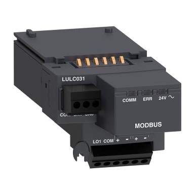 LULC031 - Kommunikatsioonimoodul, TeSys Ultra, 24VDC, Modbus RTU, esikülg - Schneider Electric - Kommunikatsioonimoodul, TeSys Ultra, 24VDC, Modbus RTU, esikülg - Schneider Electric - 0