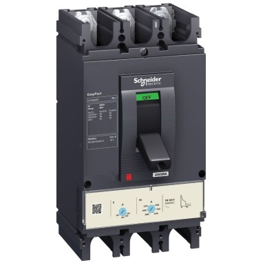 LV540305 - kaitselüliti EasyPact CVS400F, 36 kA 415 VAC juures, 320 A nimivõimsusega termomagnetiline TM-D päästik, 3P 3d - Schneider Electric - kaitselüliti EasyPact CVS400F, 36 kA 415 VAC juures, 320 A nimivõimsusega termomagnetiline TM-D päästik, 3P 3d - Schneider Electric - 0