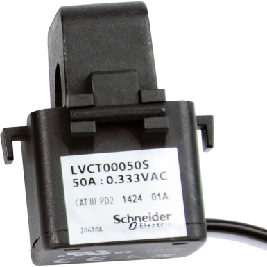 LVCT00050S - LVCT 50 A 0,333 V väljund split core CT ?=10 mm x H=11 mm - Schneider Electric - LVCT 50 A 0,333 V väljund split core CT ?=10 mm x H=11 mm - Schneider Electric - 0