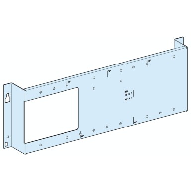 LVS03040 - Paigaldusplaat, PrismaSeT G, NSX/CVS/Vigi/INS 250A jaoks, horisontaalne fikseeritud, lülitatav, 10M, W600mm - Schneider Electric - Paigaldusplaat, PrismaSeT G, NSX/CVS/Vigi/INS 250A jaoks, horisontaalne fikseeritud, lülitatav, 10M, W600mm - Schneider Electric - 0