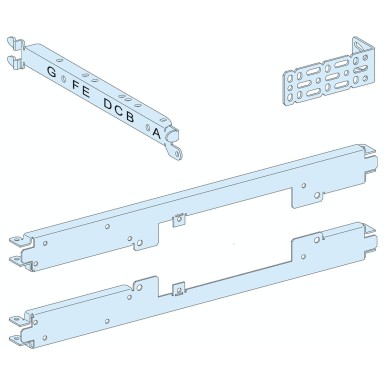 LVS03417 - Kinnitusplaat, PrismaSeT P, NSX100/INV250/UA/BA kontrollerile, horisontaalne, C/O, mot mech, W650mm - Schneider Electric - Kinnitusplaat, PrismaSeT P, NSX100/INV250/UA/BA kontrollerile, horisontaalne, C/O, mot mech, W650mm - Schneider Electric - 0